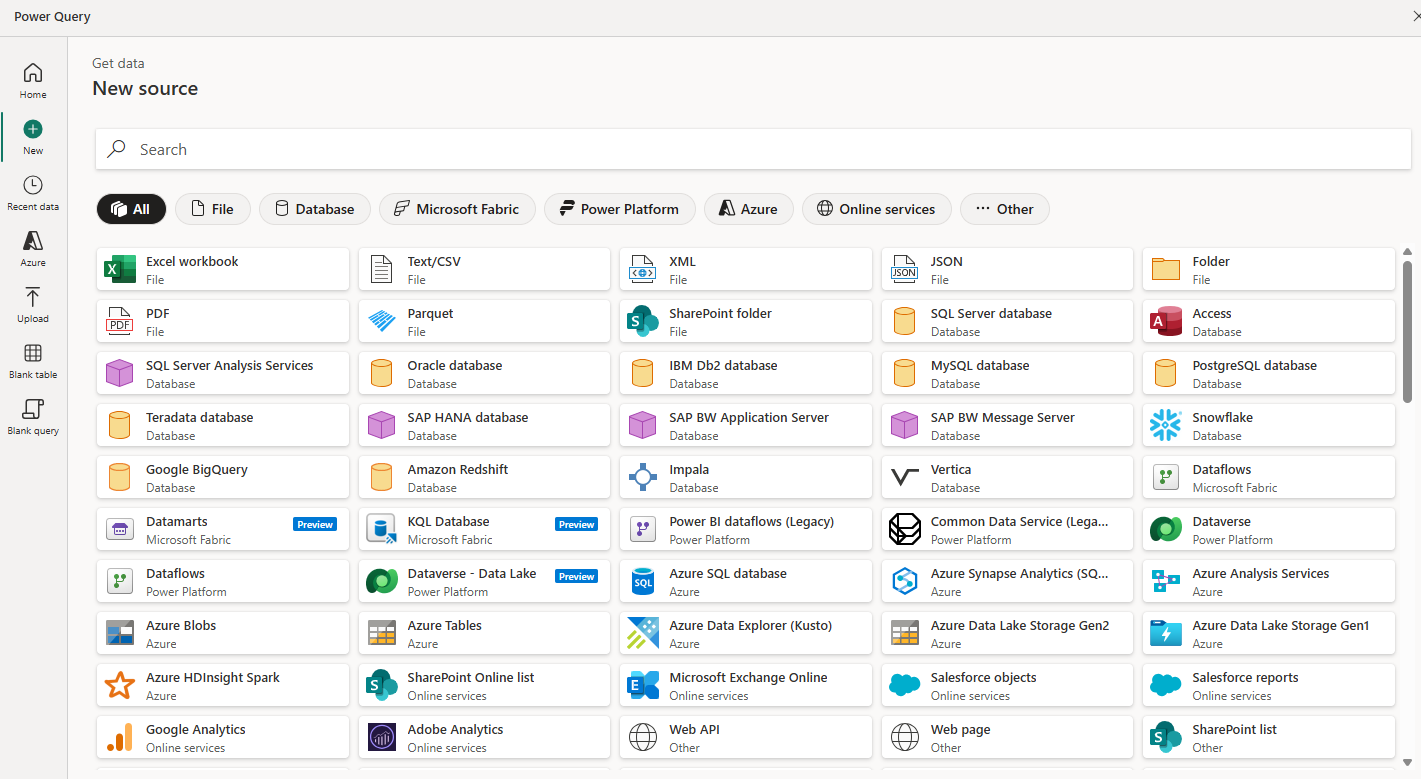 Step 2 – Browse the full connector list