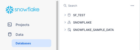 create snowflake database